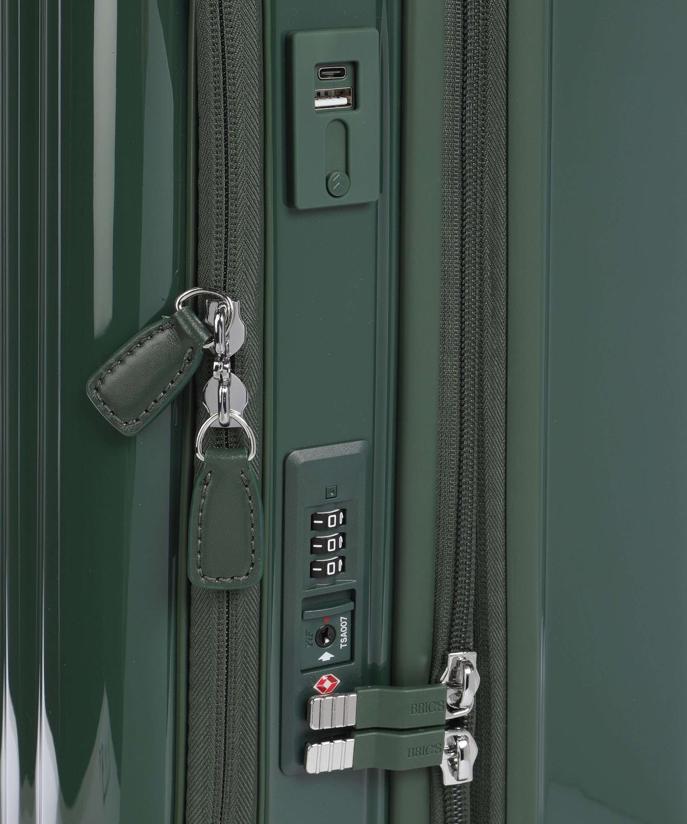 Brics Positano Spinner (4 wheels) emerald green