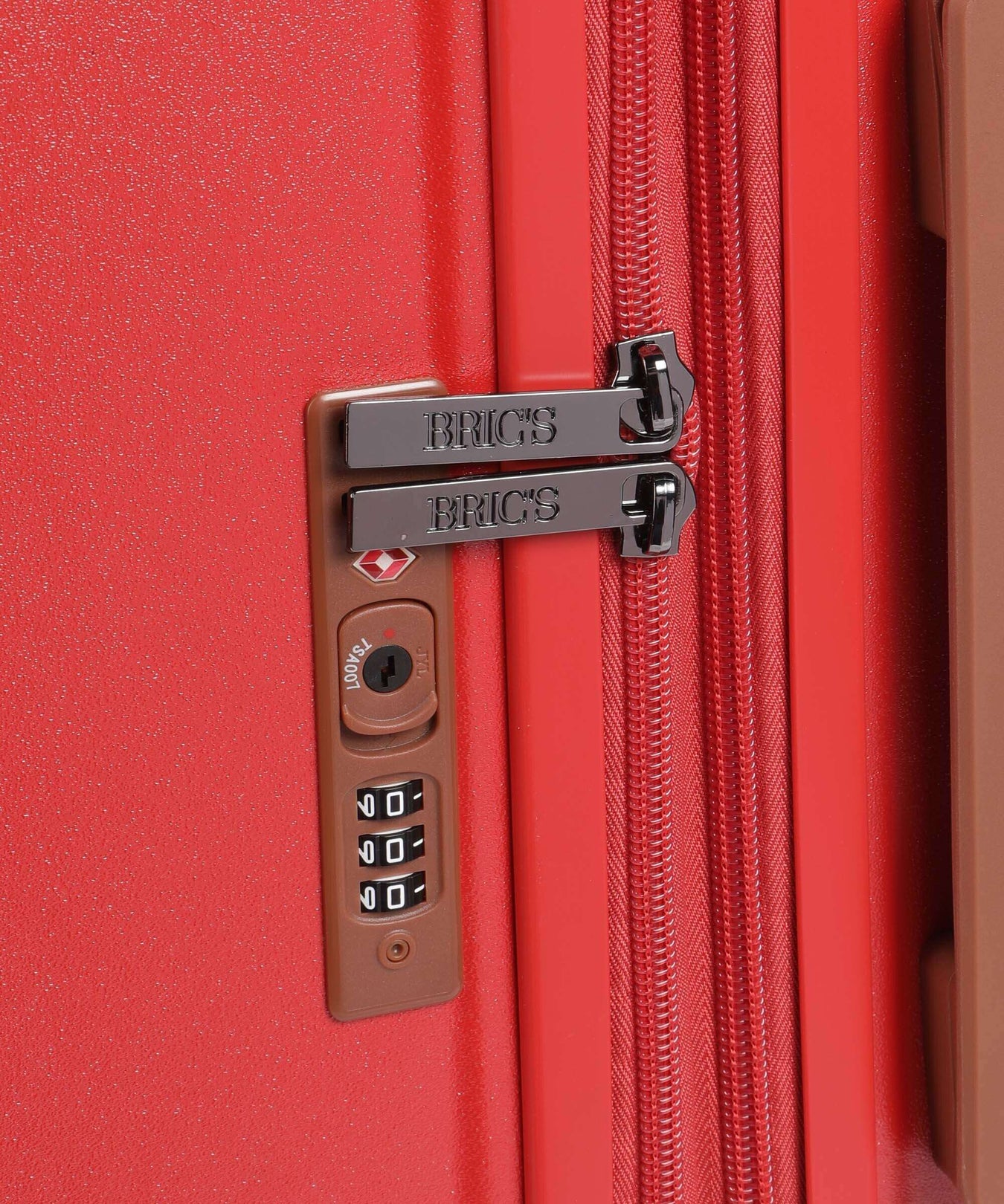 Brics Ferrara Suitcase set (4 wheels) red