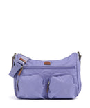 Brics X-Collection Sac porté épaule violet