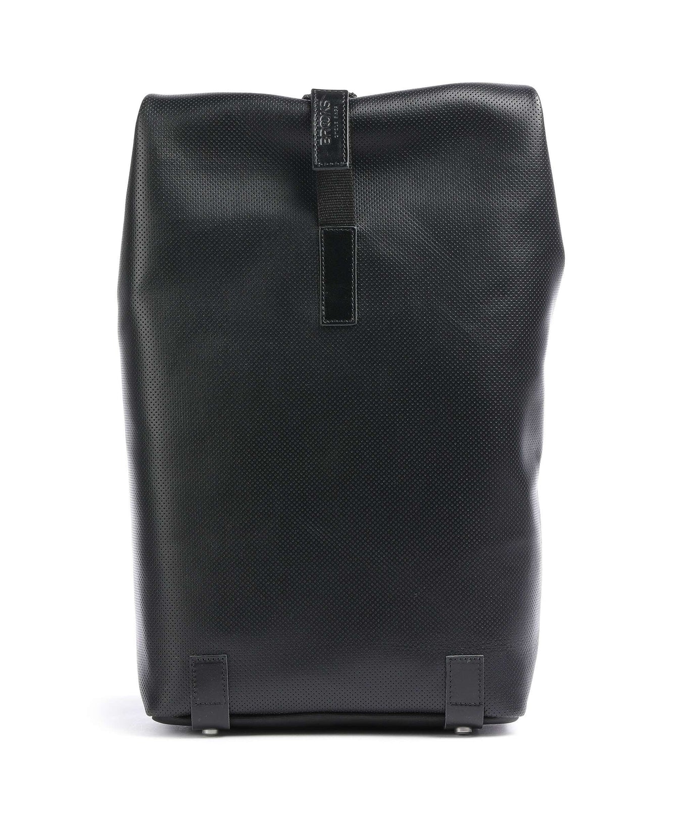 Brooks England Pickwick Reflective Leather Small Rolltop backpack black