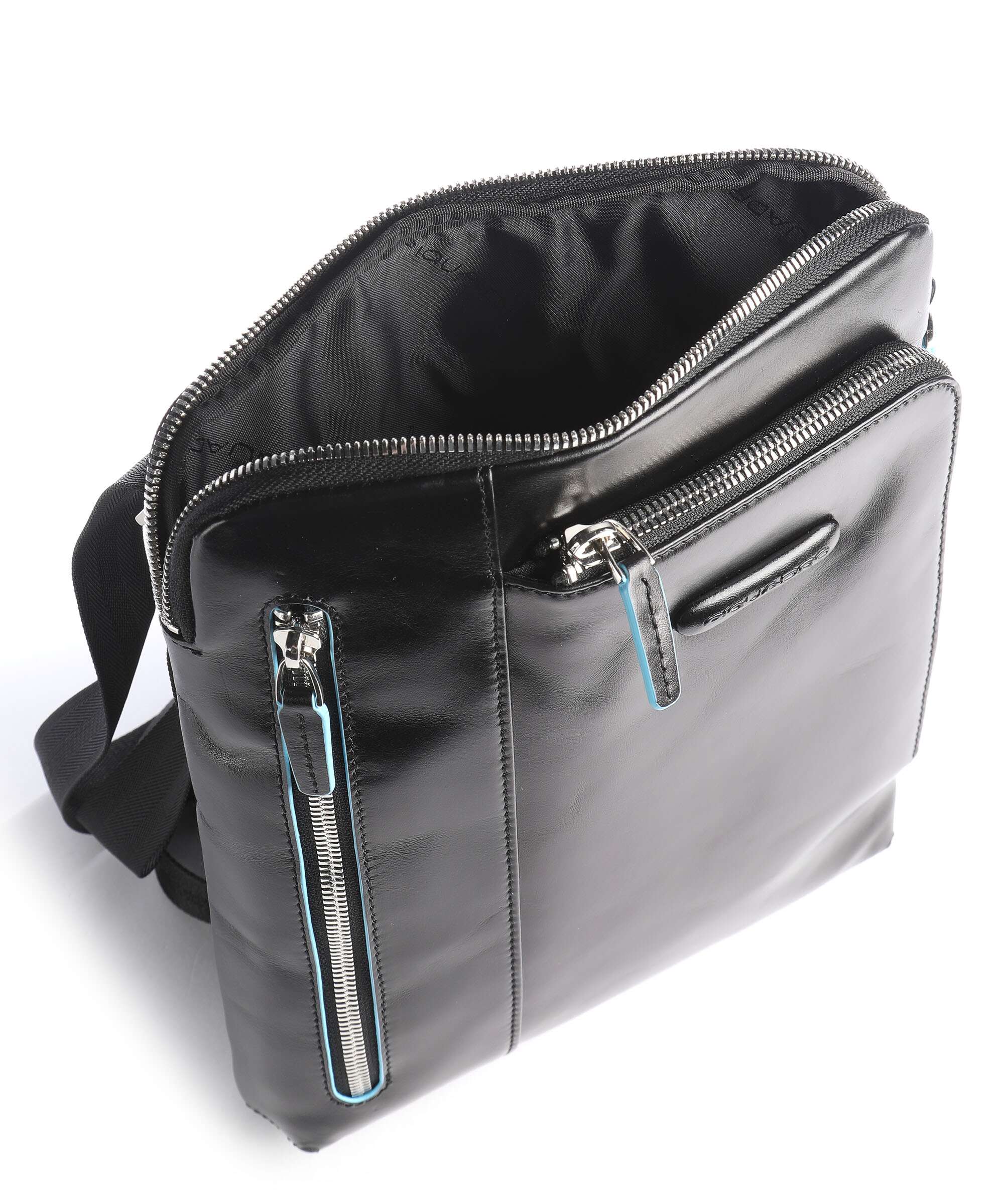 Piquadro Blue Square Crossbody bag nero
