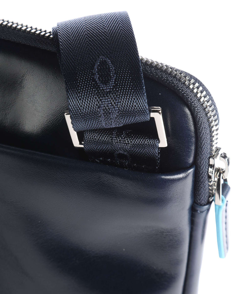 Piquadro Blue Square Crossbody bag blu