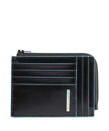 Piquadro Blue Square RFID Étui à cartes crédit black