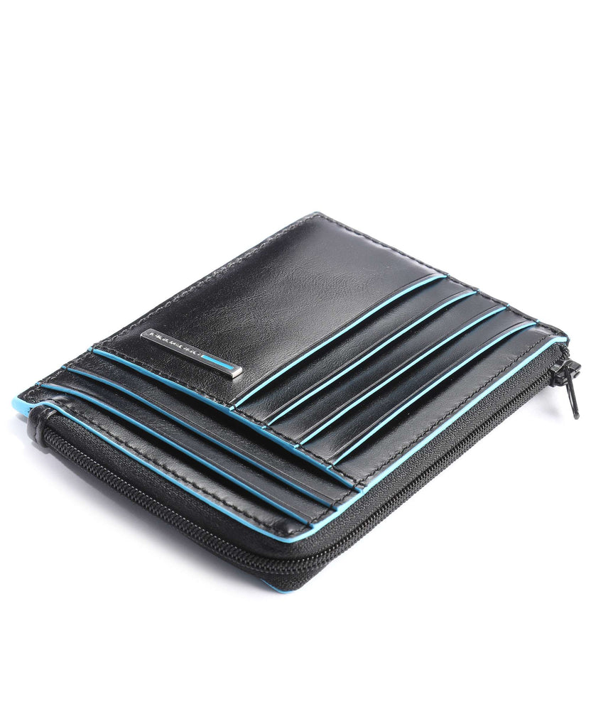 Piquadro Blue Square RFID Credit card holder black