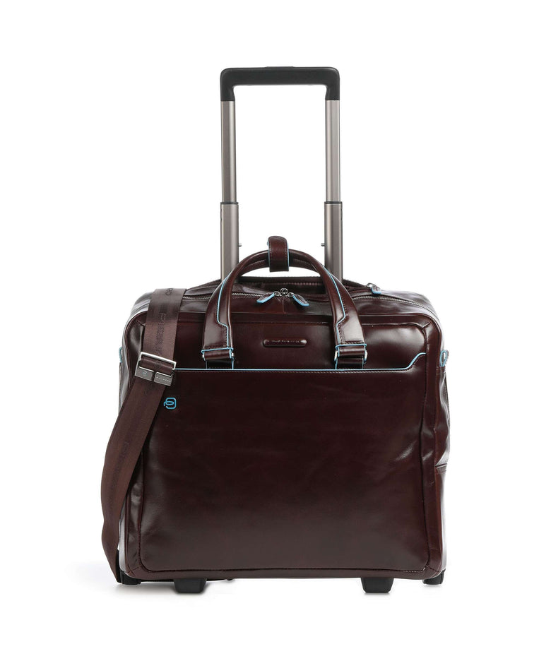 Piquadro Rolling briefcase mahogany