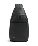 Piquadro Black Square Sling bag nero