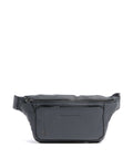 Piquadro Black Square Belt bag blue ocean