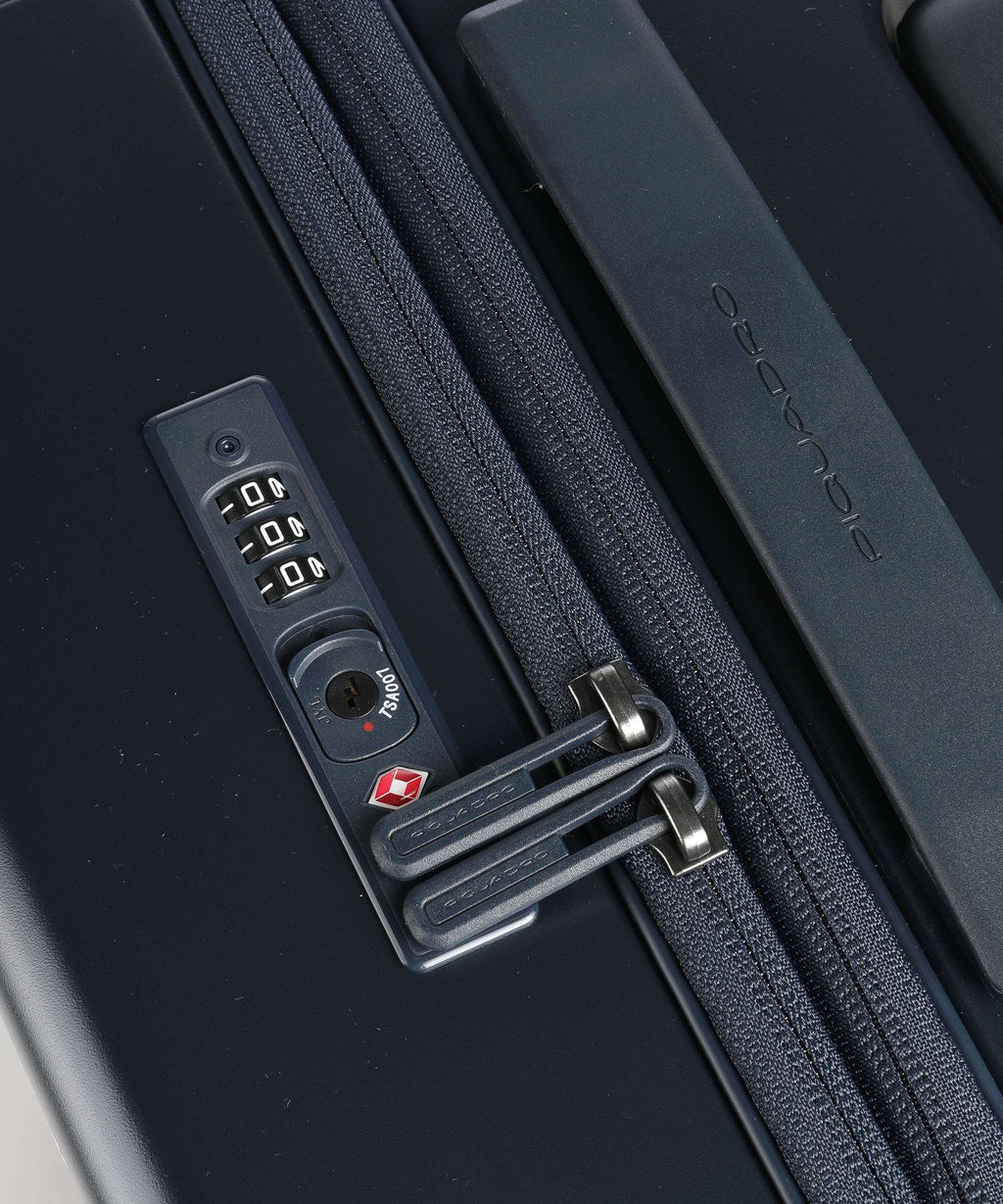 Piquadro PQ Light Spinner (4 wheels) matt blue