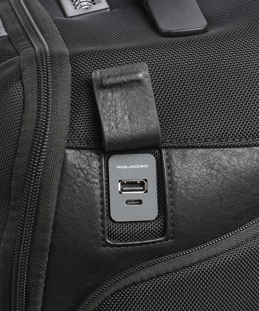 Piquadro Rolling briefcase black
