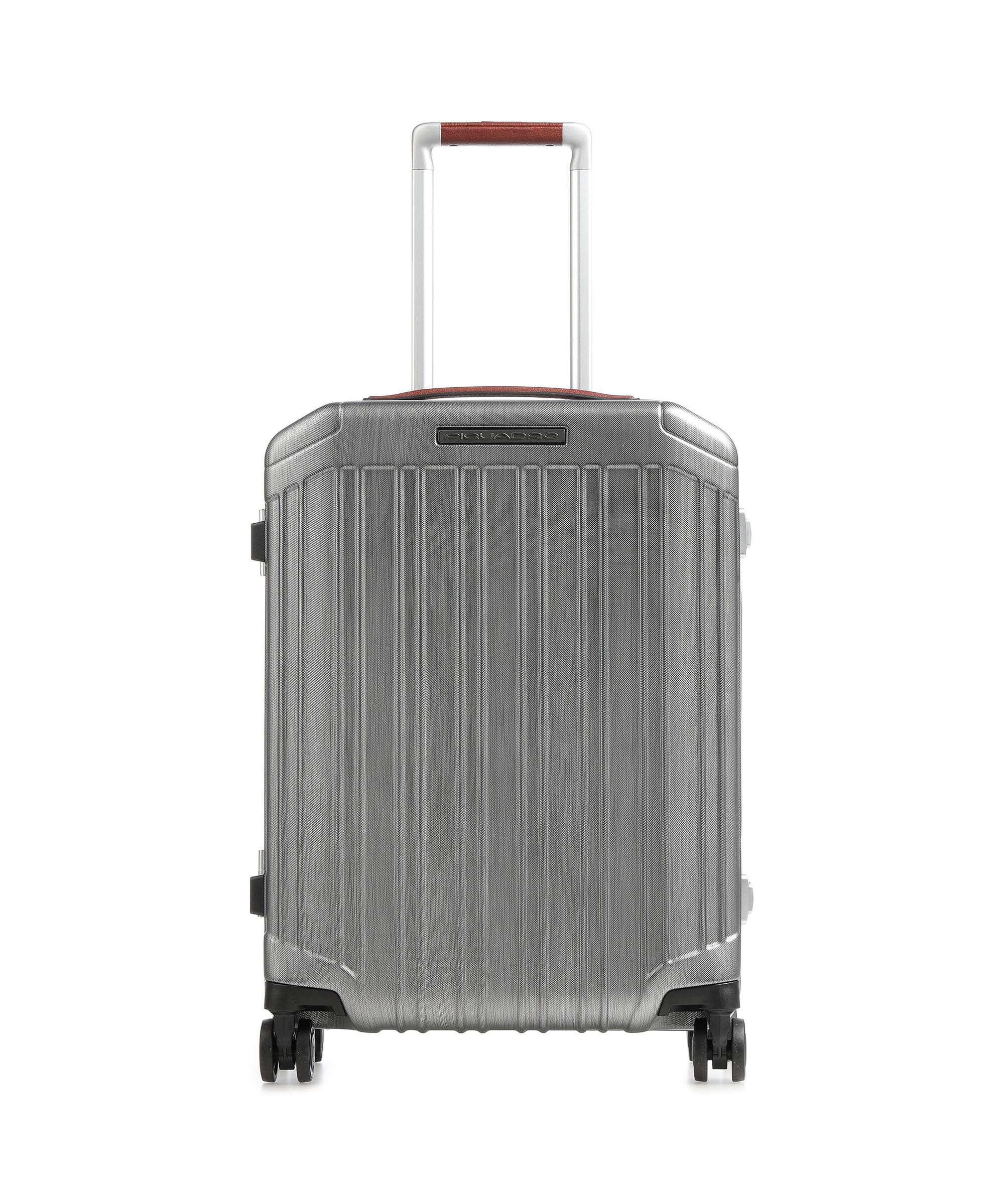 Piquadro PQLM Spinner (4 wheels) black/natural tan