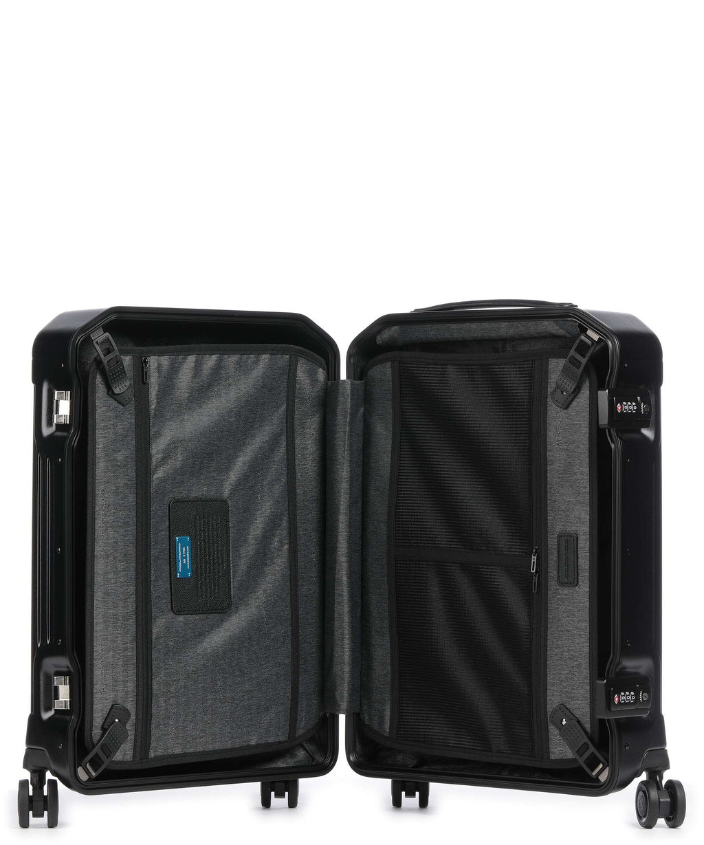 Piquadro PQLM Spinner (4 wheels) matt black
