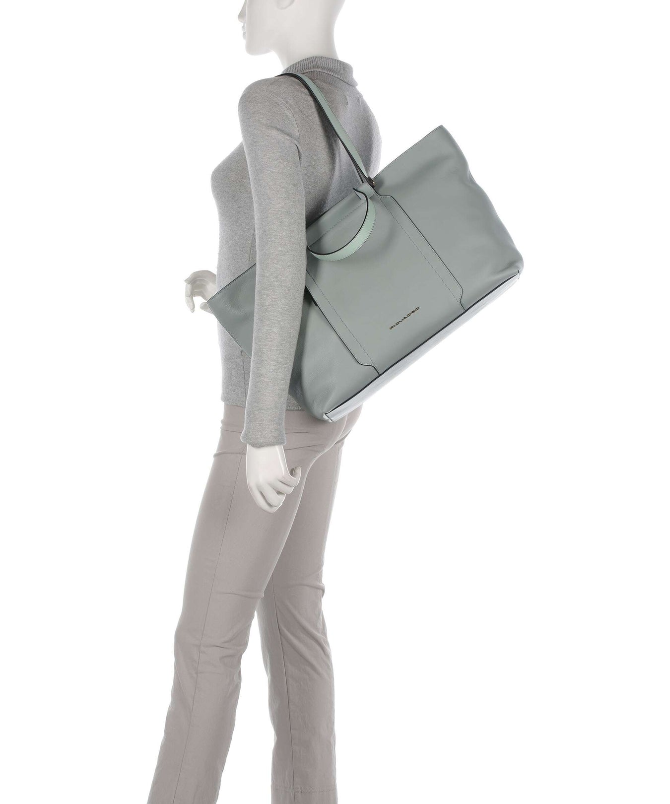 Piquadro Circle Tote bag verde menta