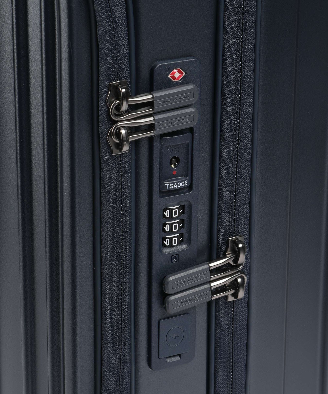 Piquadro PQLM Spinner (4 wheels) mat blue