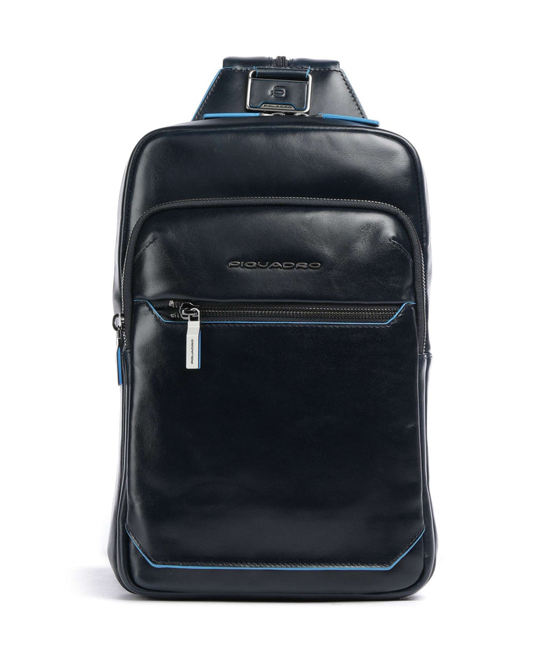 Piquadro Blue Square Sling bag blu notte