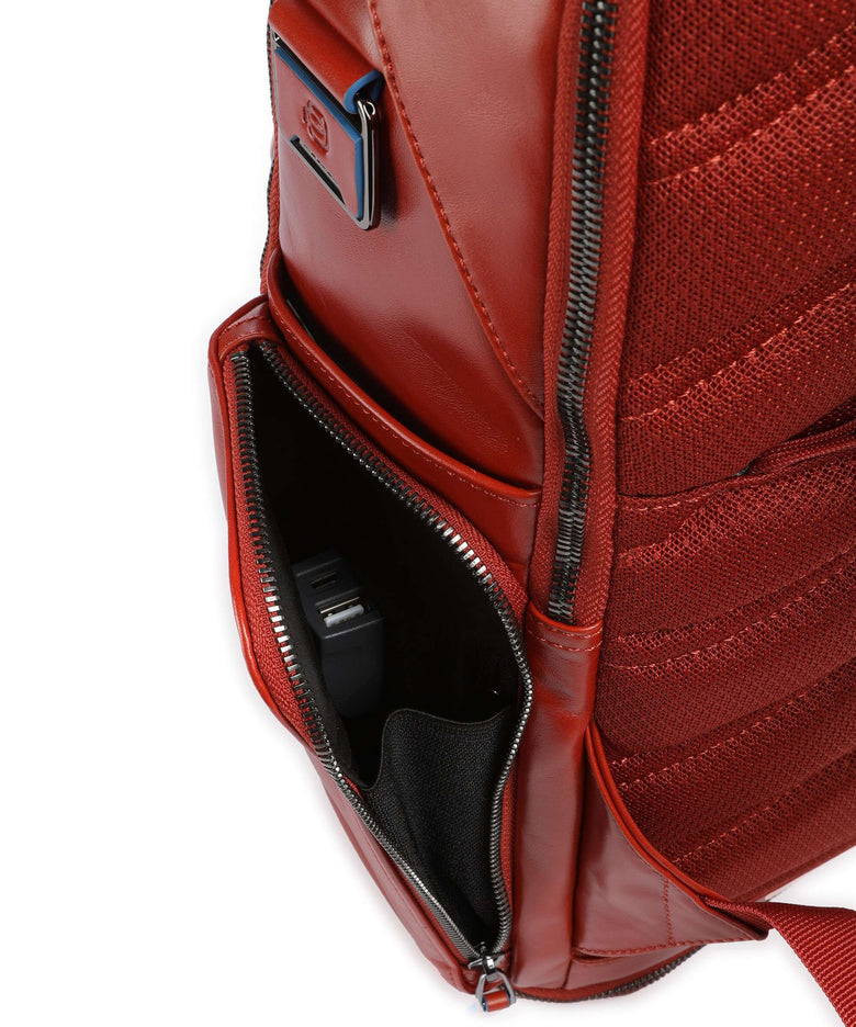 Piquadro Blue Square Backpack tabacco