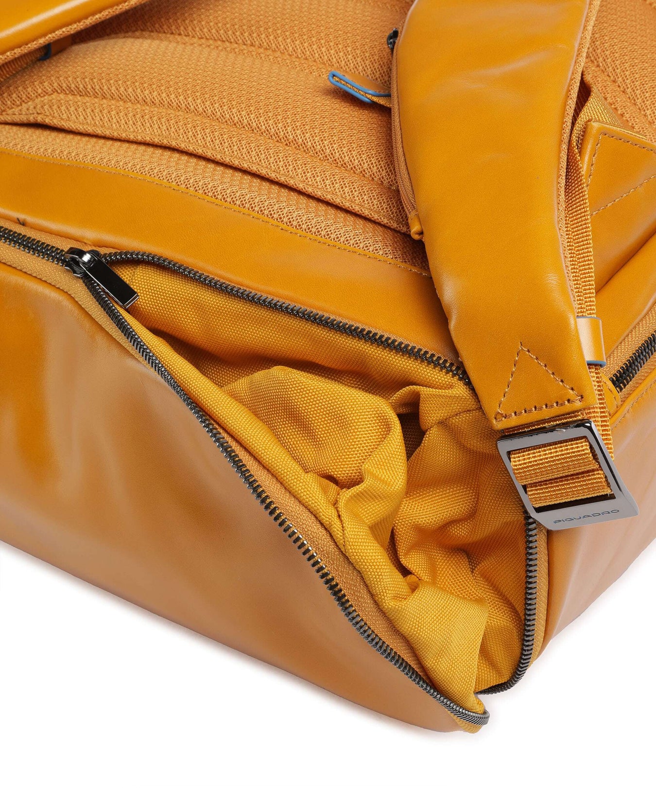 Piquadro Blue Square Backpack giallo zafferano