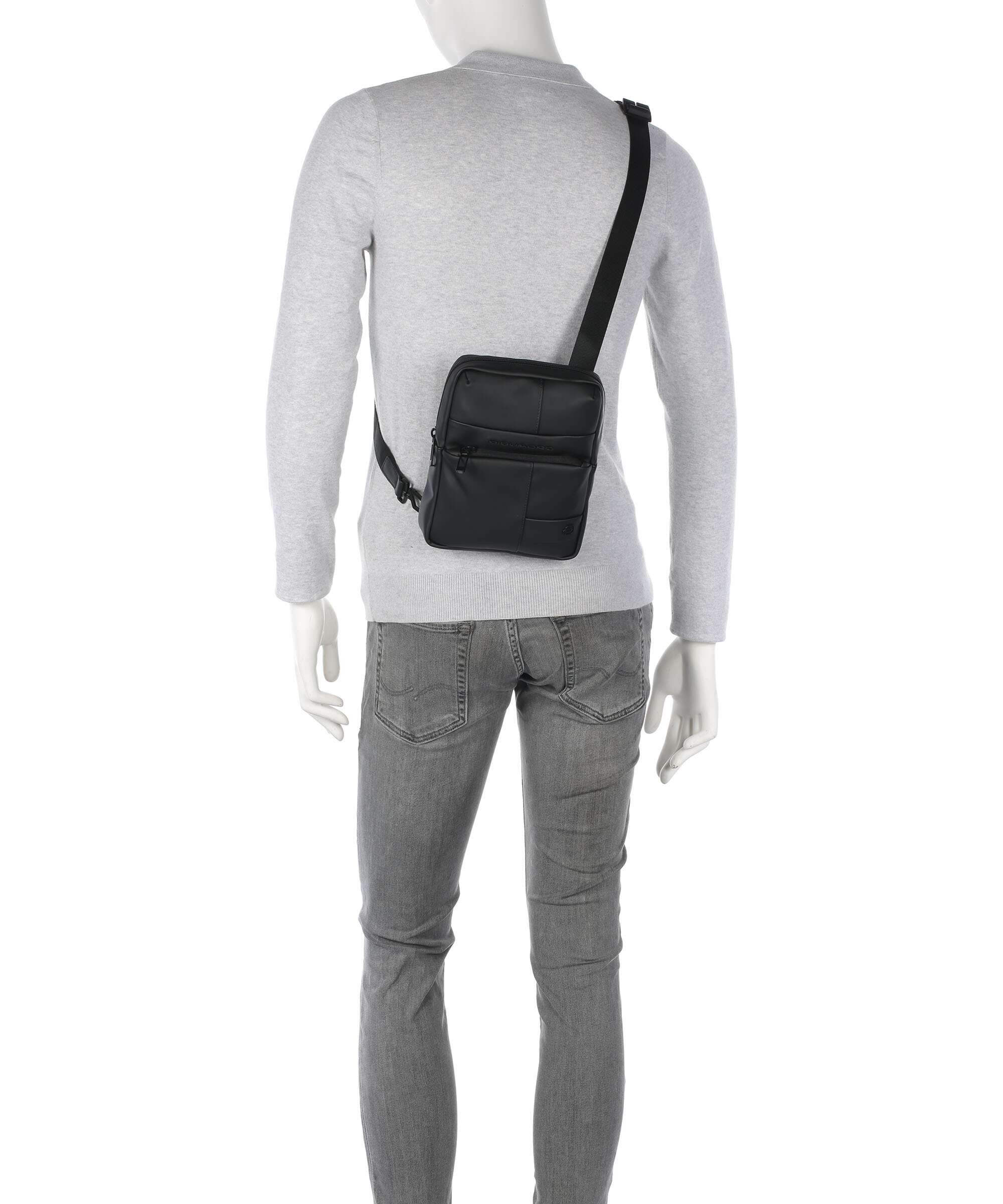 Piquadro Wollem W129 Crossbody bag nero