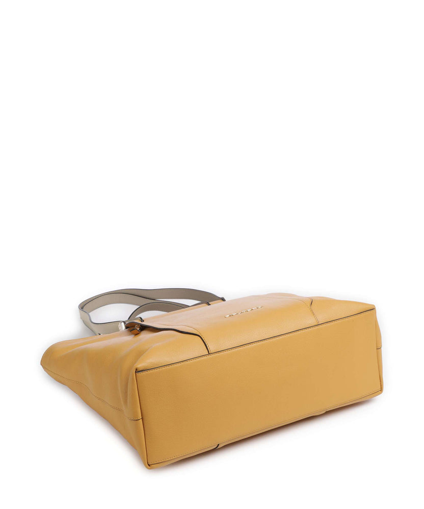 Piquadro Circle Tote bag yellow/beige