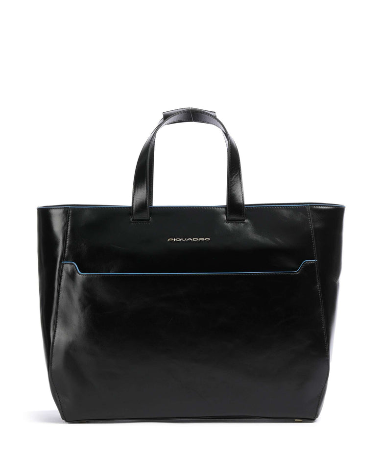 Piquadro Blue Square Briefcase black