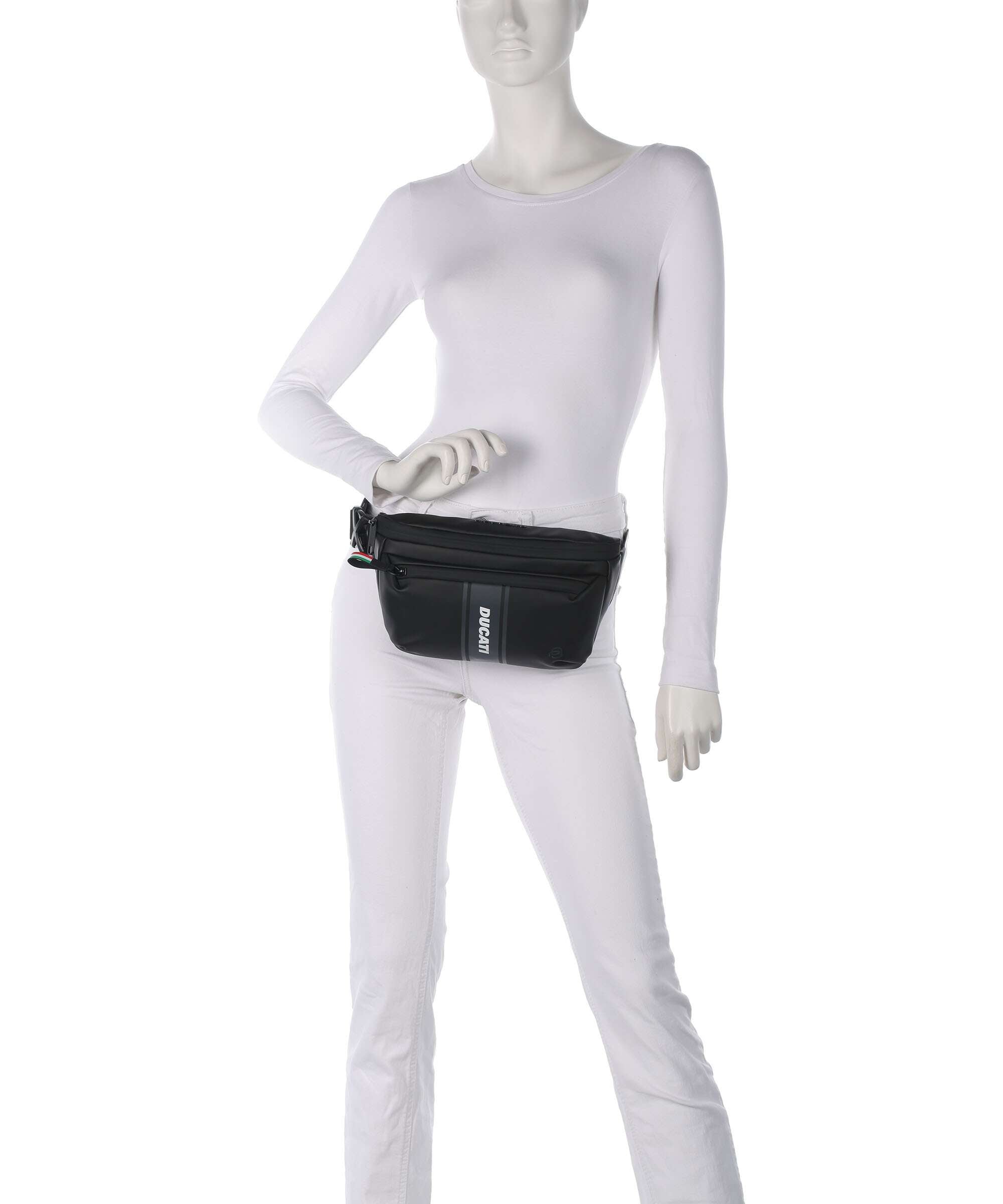 Piquadro Ducati C2OWD Fanny pack nero