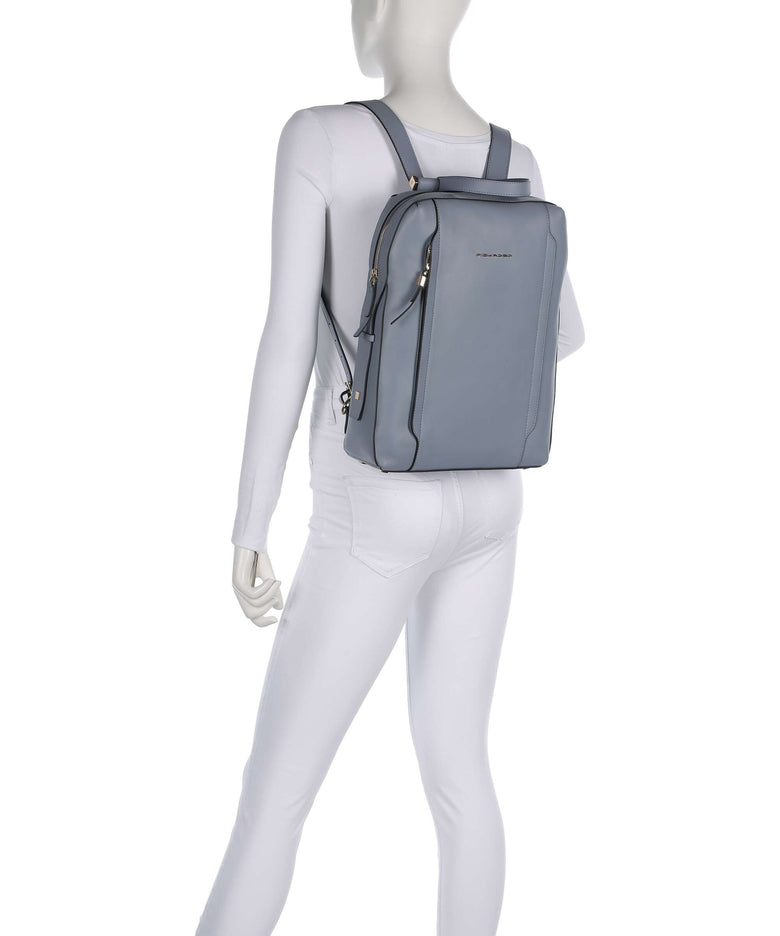 Piquadro Circle Laptop backpack light blue