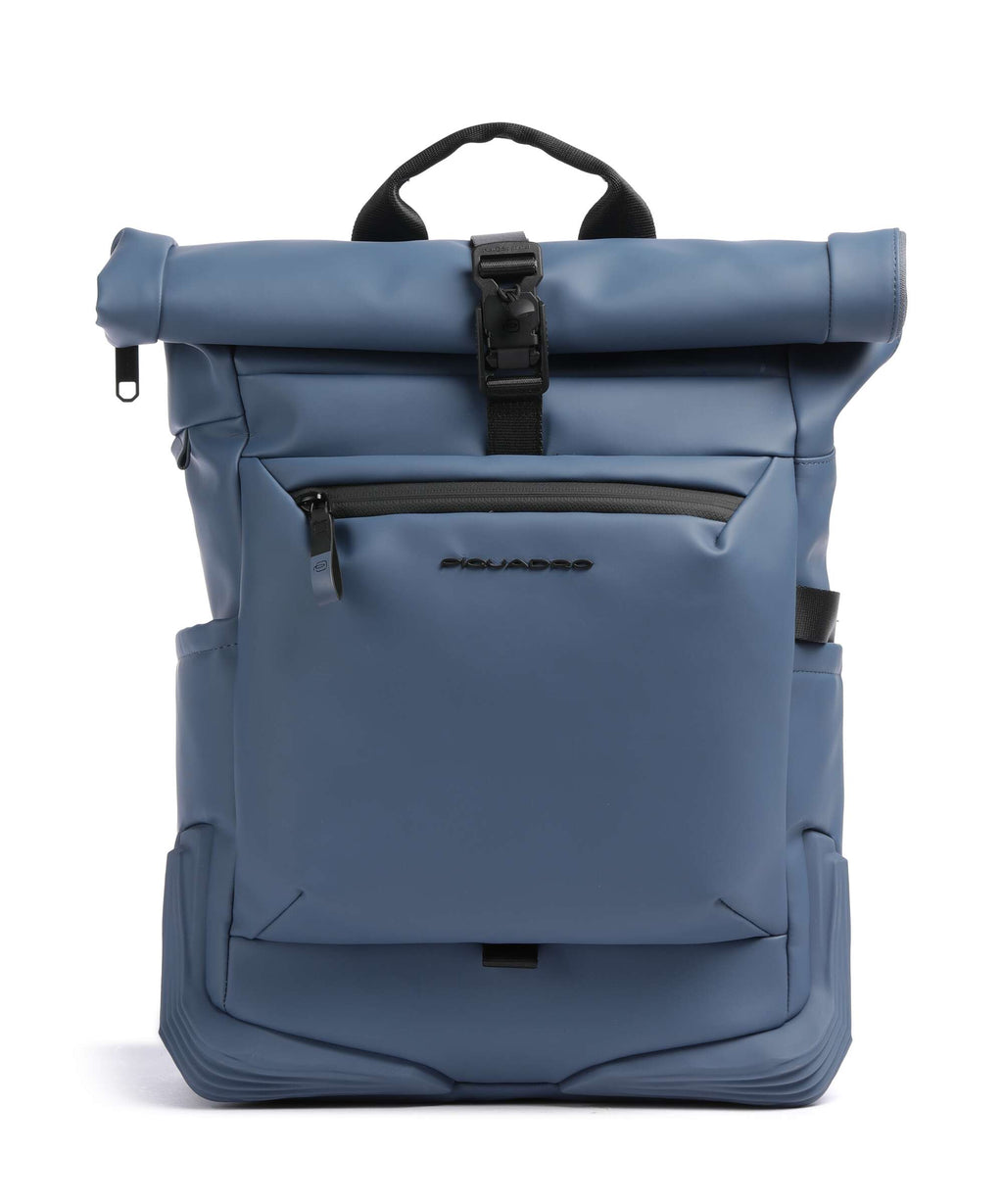 Piquadro Corner Special Rolltop backpack avio