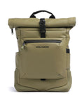 Piquadro Corner Special Rolltop backpack light green
