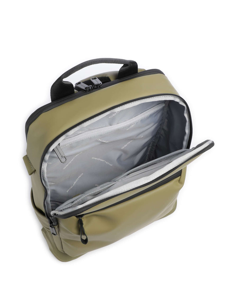 Piquadro Corner 2.0 Backpack light green