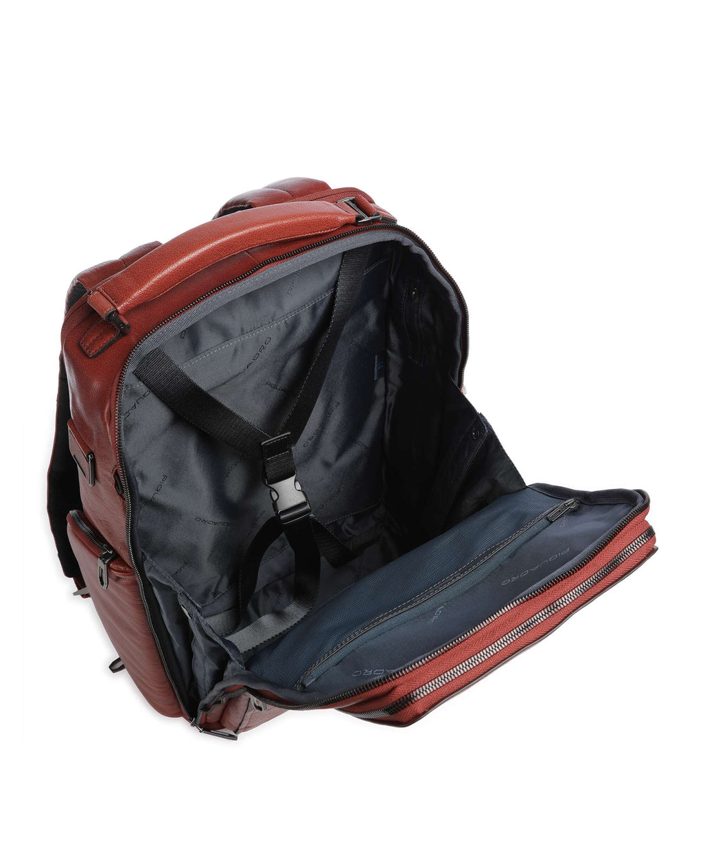 Piquadro Solm Travel backpack cuoio