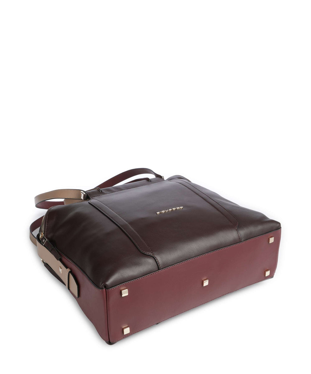 Piquadro W92T Tote bag bordeaux/pink