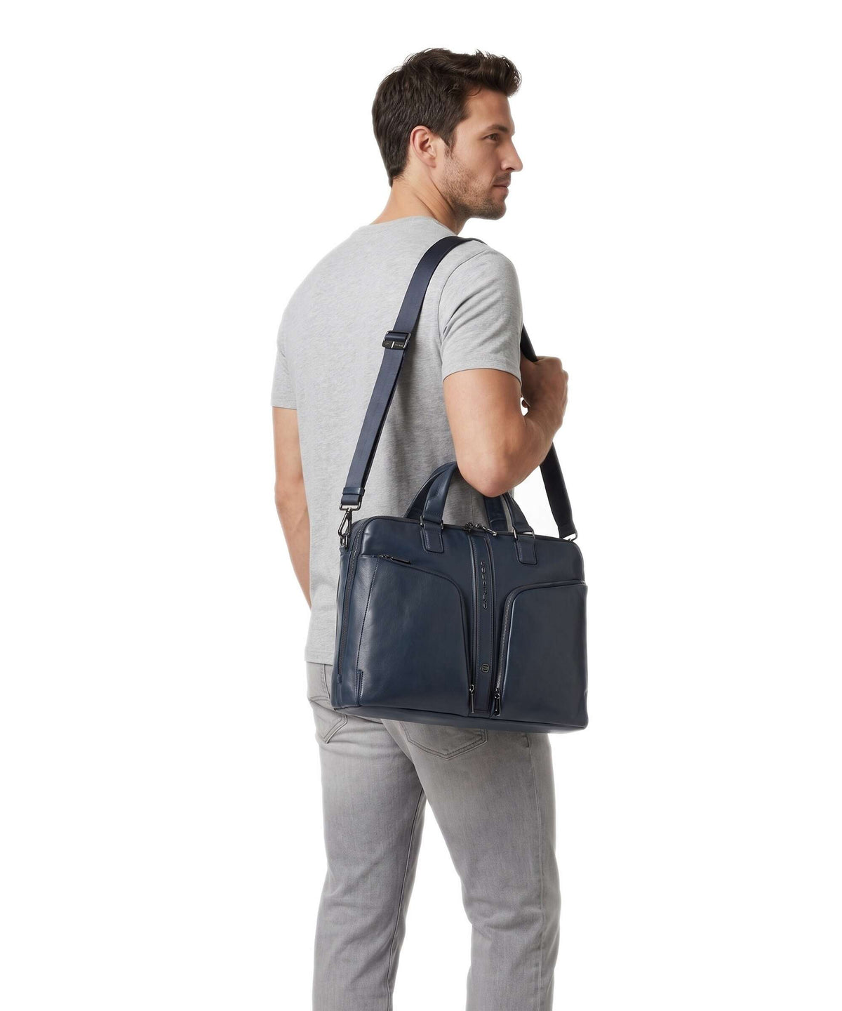 Piquadro Victor Briefcase blue