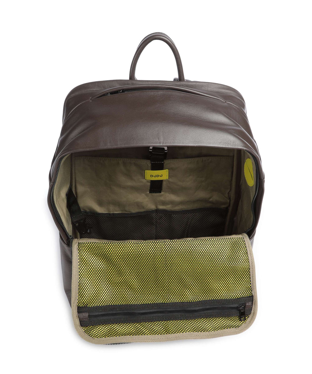 DuDu Bags Sydney Laptop backpack coffee brown