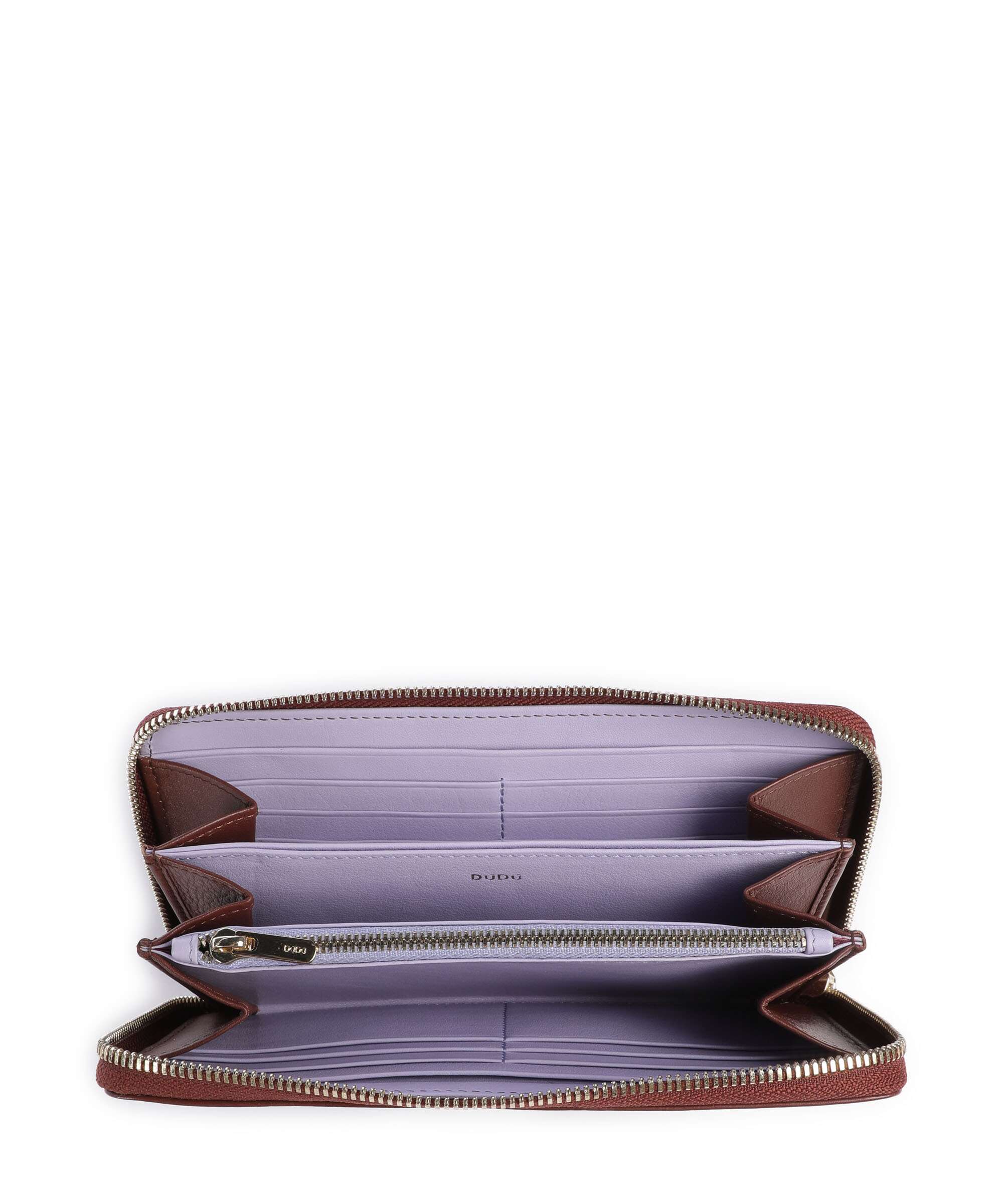 DuDu Bags Up! Wallet chocolate/lilac