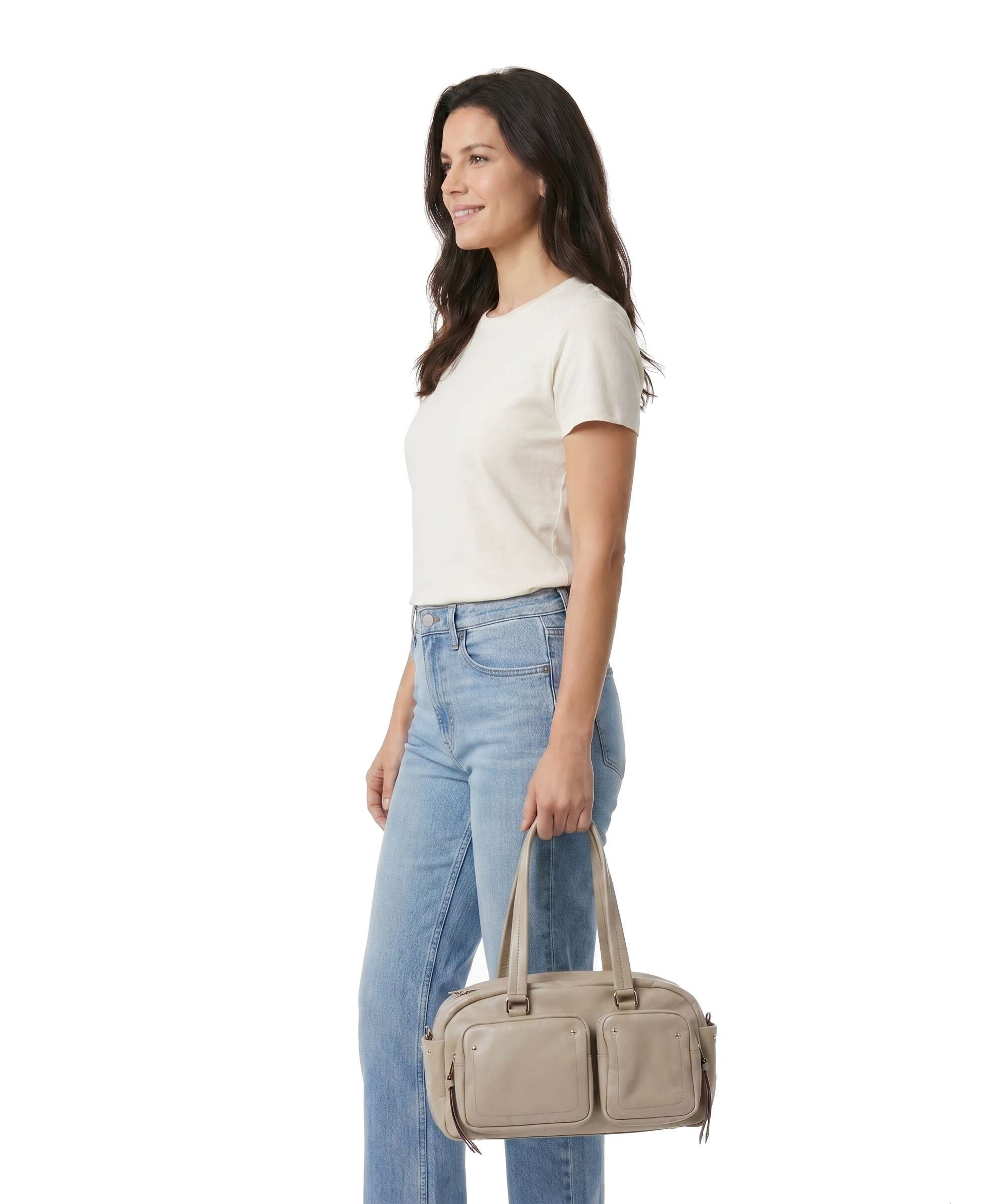 DuDu Bags Pocket Fanciful Shoulder bag sand grey