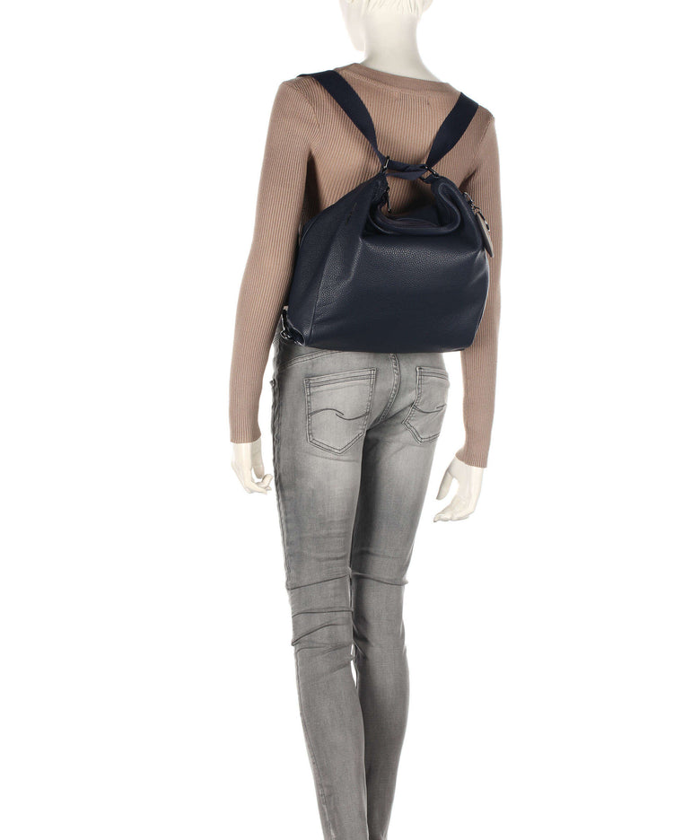 Mandarina Duck Mellow Leather Backpack bag dress blue