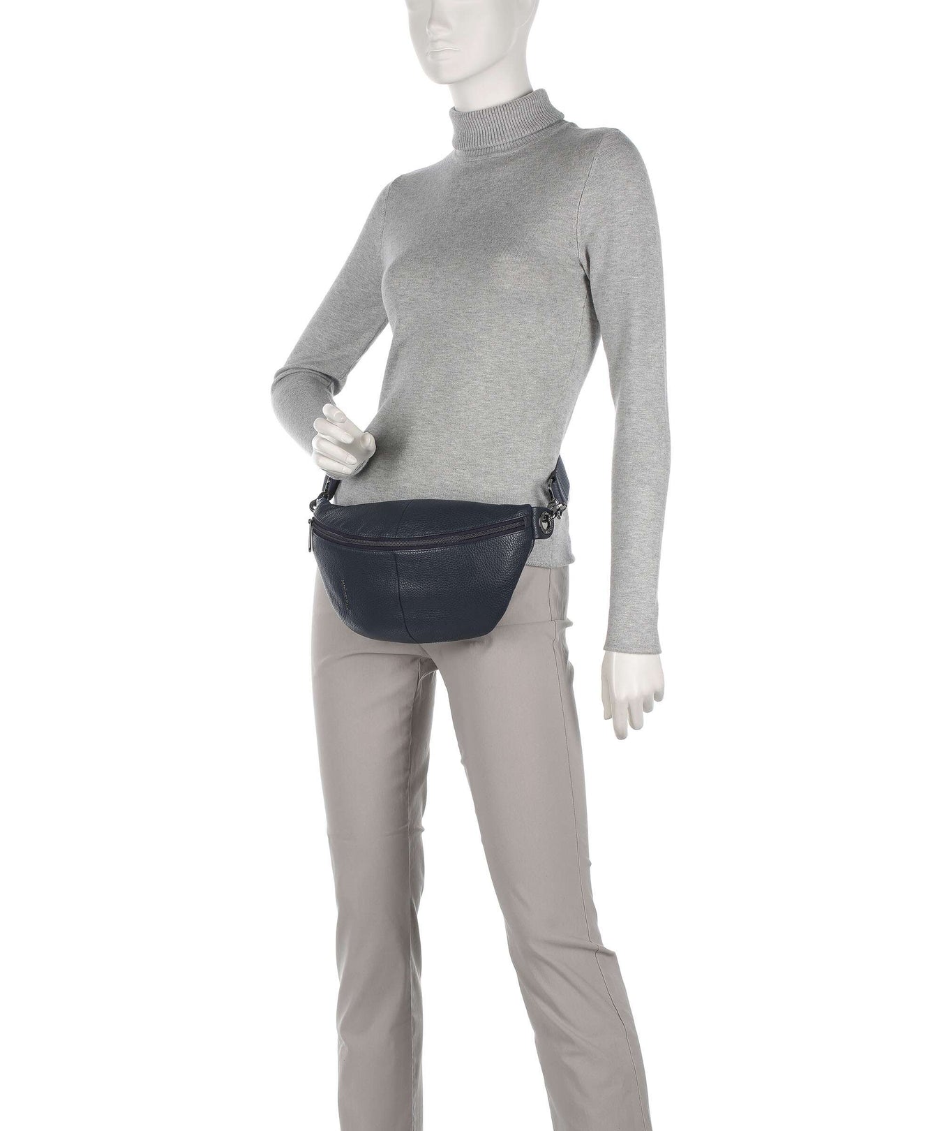 Mandarina Duck Mellow Leather Fanny pack dress blue