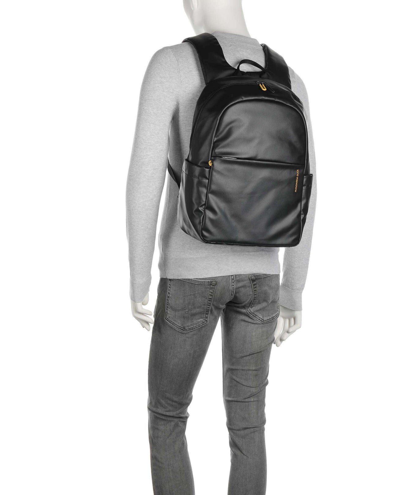 Mandarina Duck Eco Coated Laptop backpack black