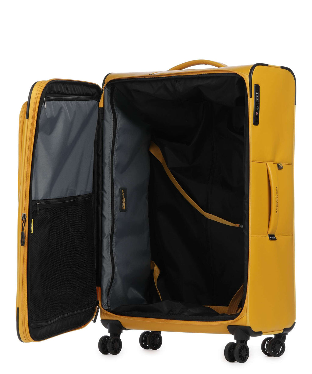 Mandarina Duck Eco Coated Spinner (4 wheels) duck yellow