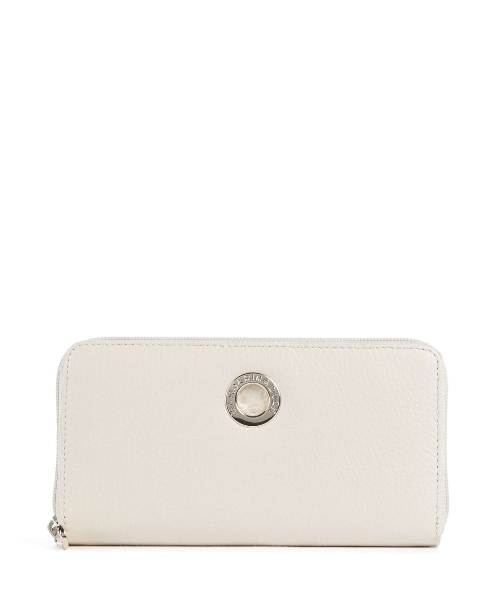 Mandarina Duck Mellow Leather Wallet almond