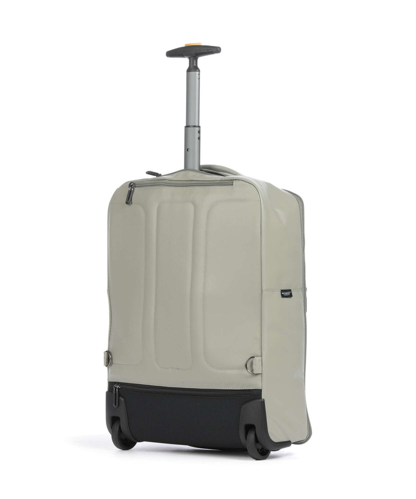 Mandarina Duck Eco Coated Backpack with wheels mud