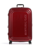 Mandarina Duck Logoduck+ Metal Valise 4 roues red metal
