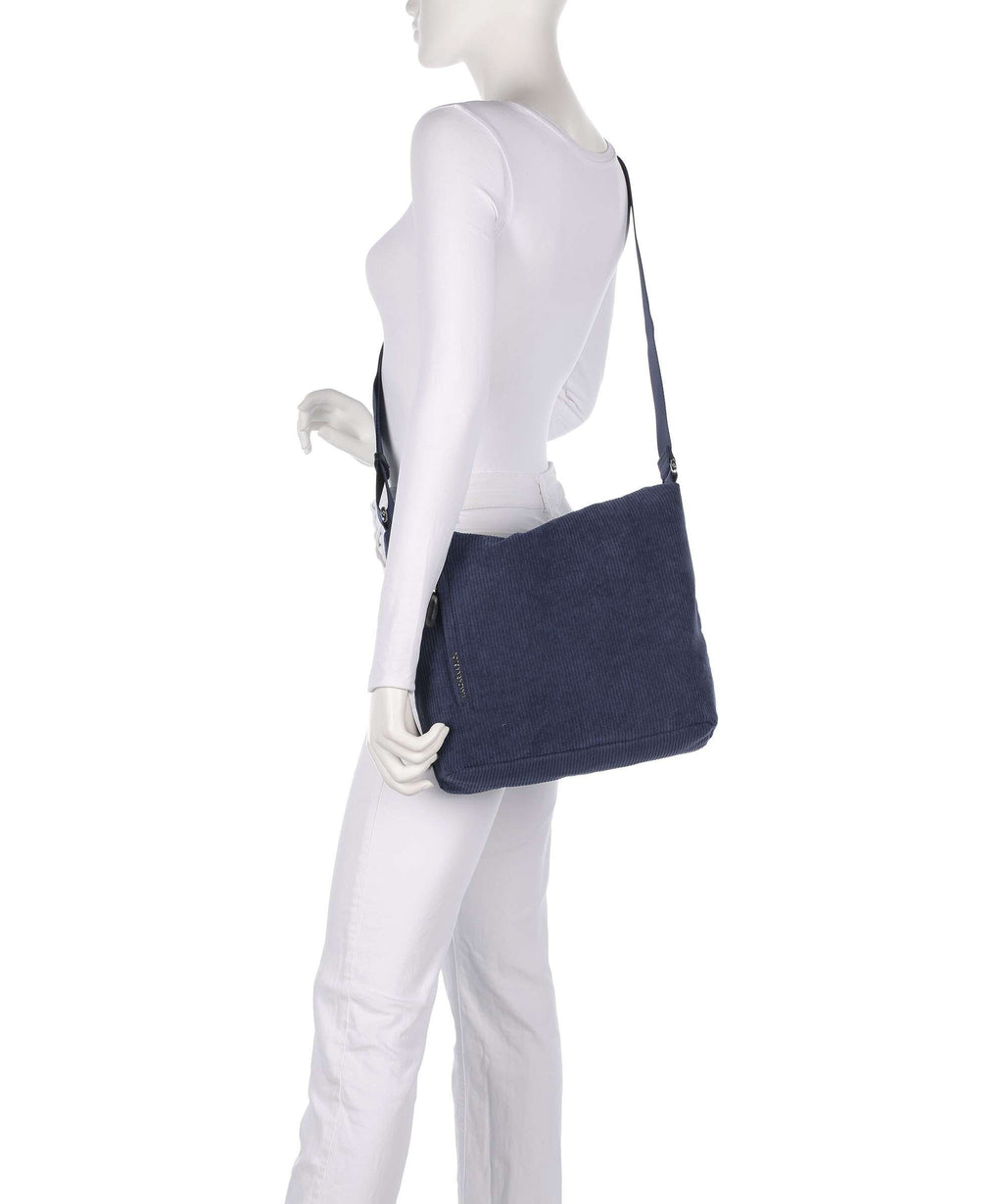 Mandarina Duck Hunter Velvet Shoulder bag blue wing