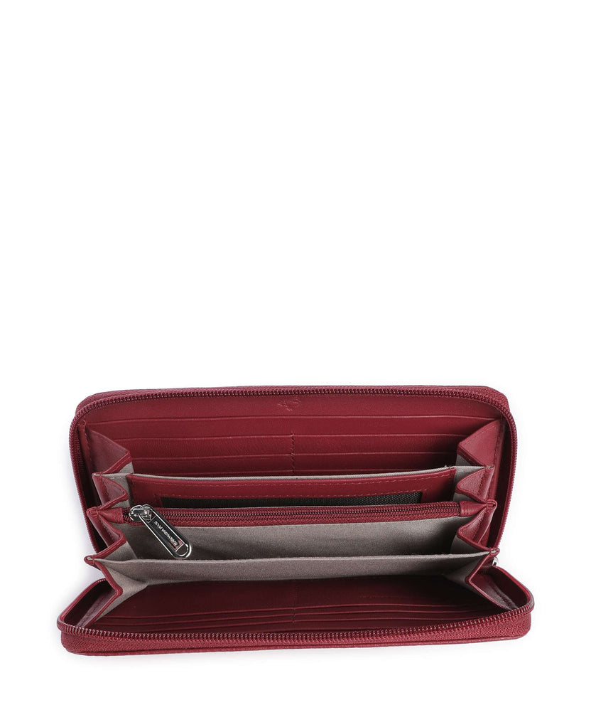 Mandarina Duck Mellow Leather Wallet grape