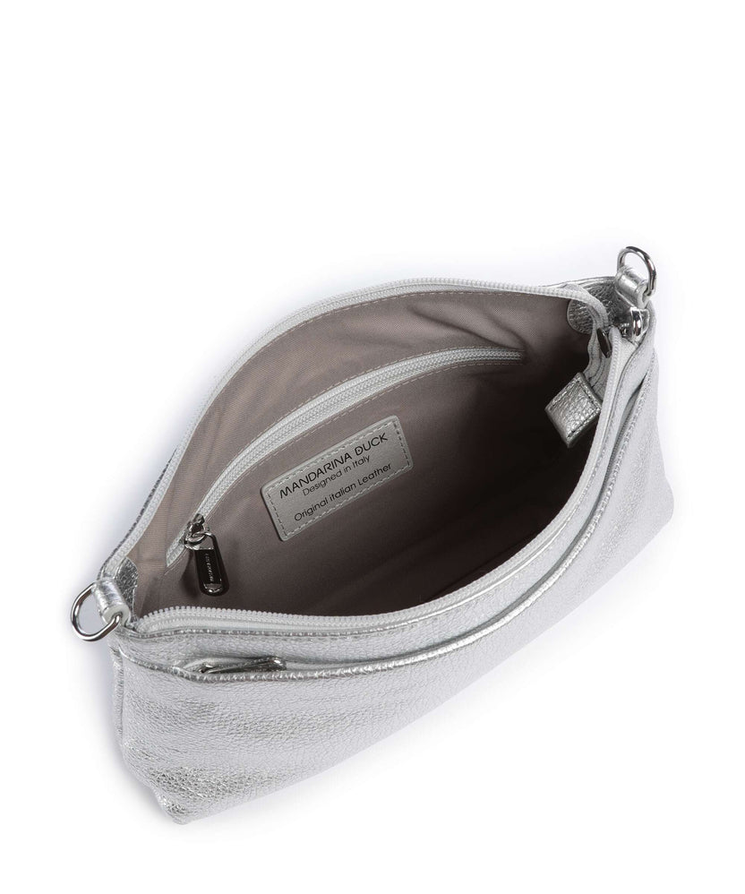 Mandarina Duck Mellow Metal Crossbody bag silver