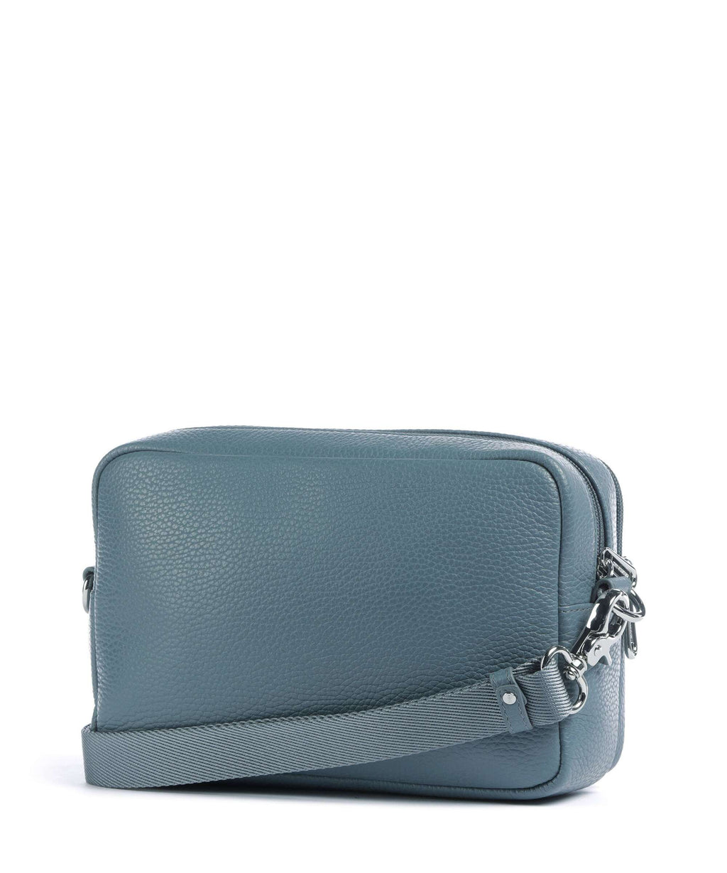 Mandarina Duck Mellow Leather Crossbody bag iron