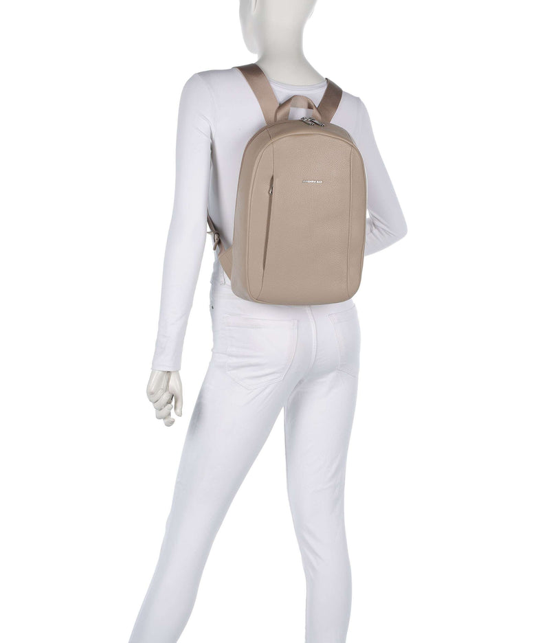 Mandarina Duck Mellow Leather Backpack warm taupe