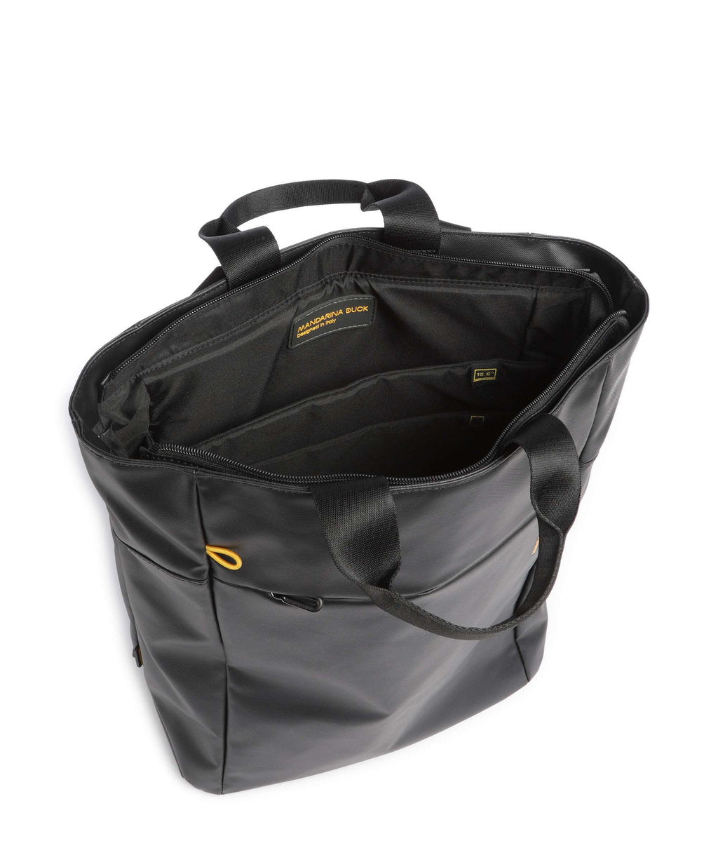 Mandarina Duck Coated Backpack black