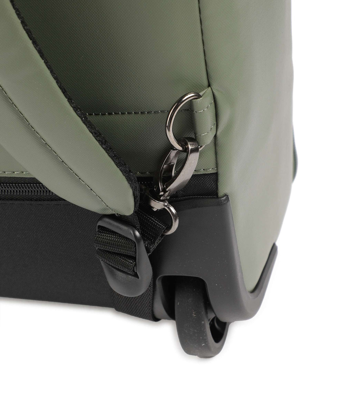 Mandarina Duck Eco Coated Backpack with wheels pine green