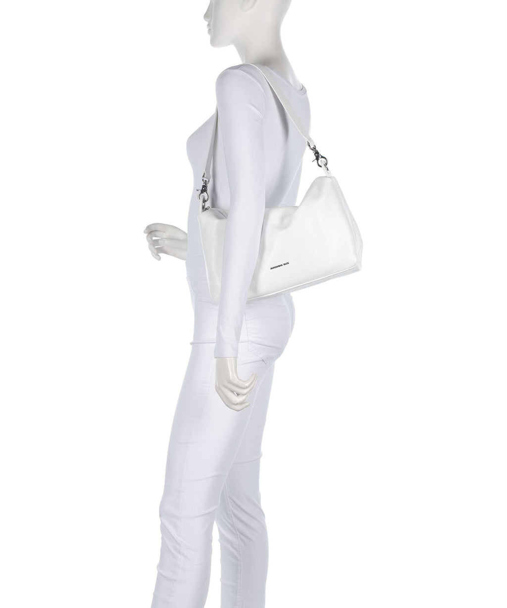 Mandarina Duck Mellow Leather Shoulder bag blanc