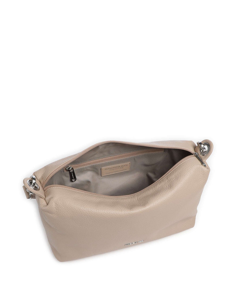 Mandarina Duck Mellow Leather Shoulder bag warm taupe